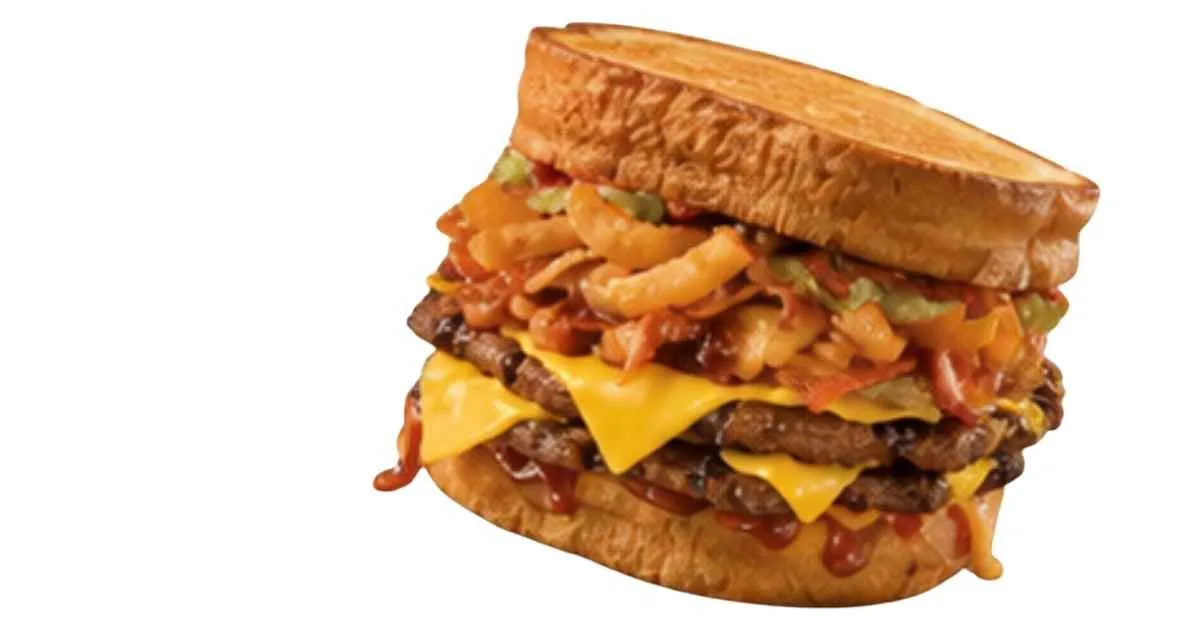 Double BBQ Pulled Pork Frisco Burger