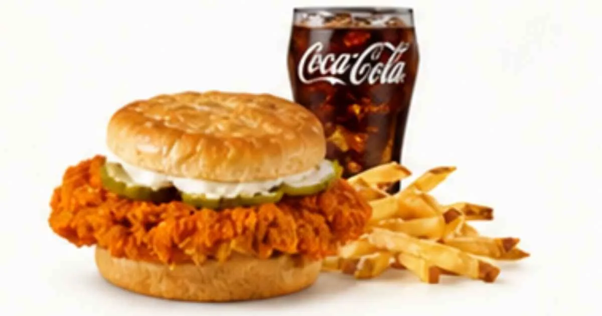 Nashville Hot Hand-Breaded Chicken Sandwich Combo