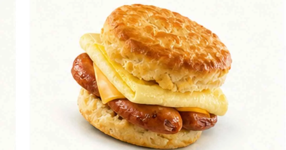 Smoked Sausage, Egg & Cheese Biscuit