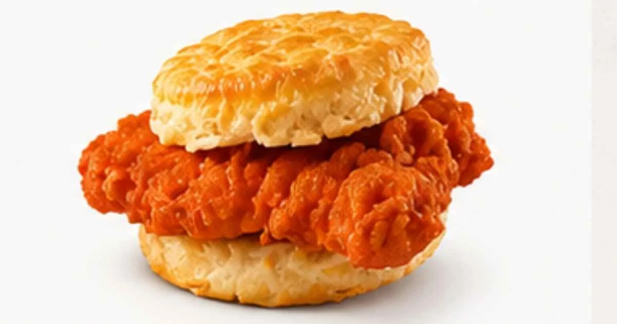 Spicy Hand-Breaded Chicken Biscuit