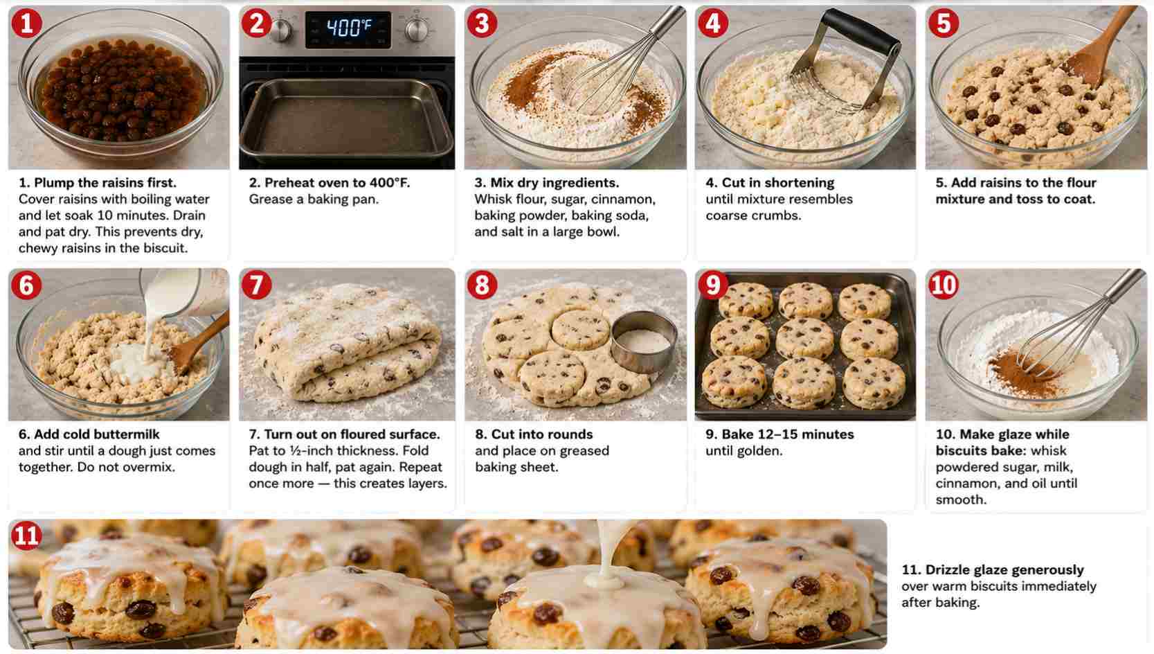 Hardee's Cinnamon Raisin Biscuit Recipe Copycat